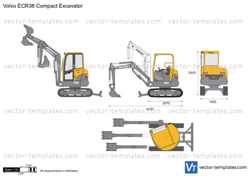 Volvo ECR38 Compact Excavator
