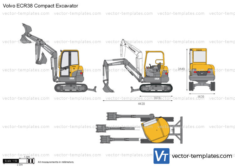 Volvo ECR38 Compact Excavator