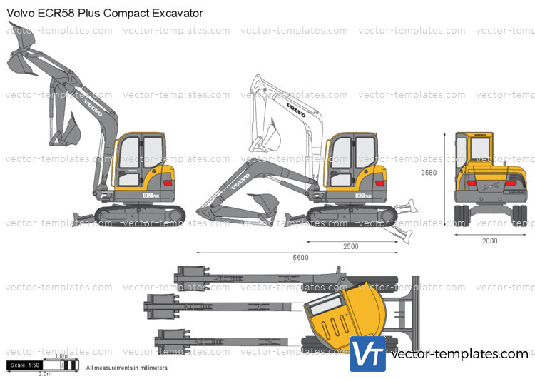 Volvo ECR58 Plus Compact Excavator