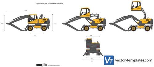 Volvo EW160C Wheeled Excavator