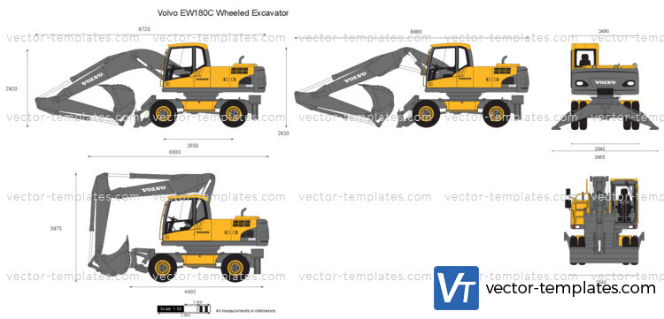 Volvo EW180C Wheeled Excavator