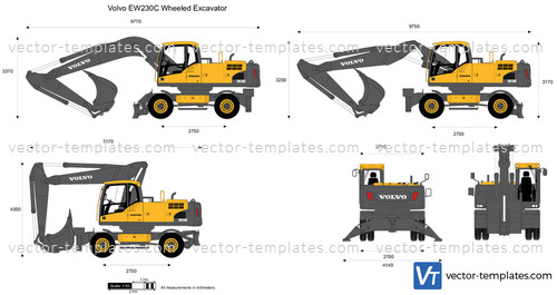 Volvo EW230C Wheeled Excavator