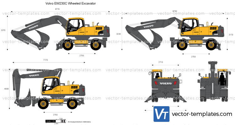 Volvo EW230C Wheeled Excavator