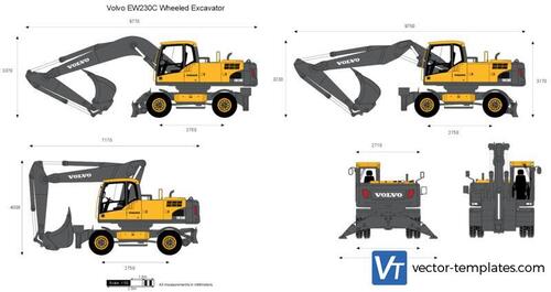 Volvo EW230C Wheeled Excavator