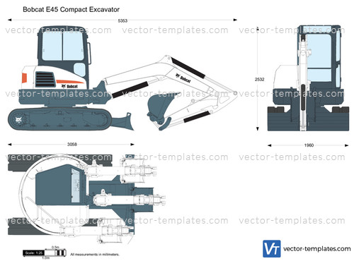 Bobcat E45 Compact Excavator