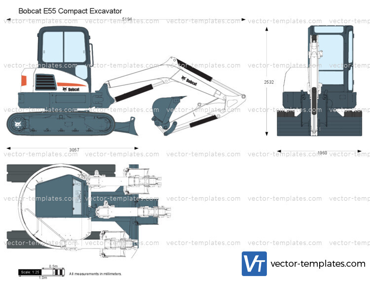 Bobcat E55 Compact Excavator