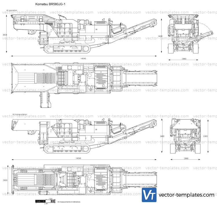 Komatsu BR580JG-1 Mobile Crusher