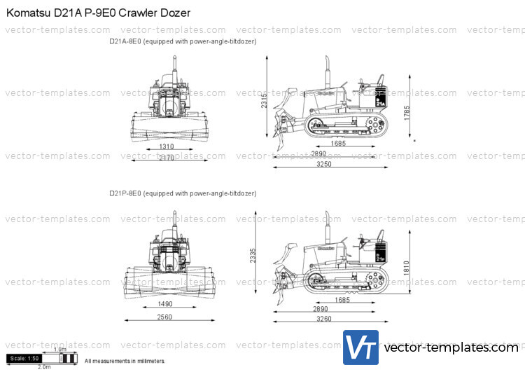 Komatsu D21A P-9E0 Crawler Dozer