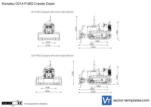 Komatsu D21A P-9E0 Crawler Dozer