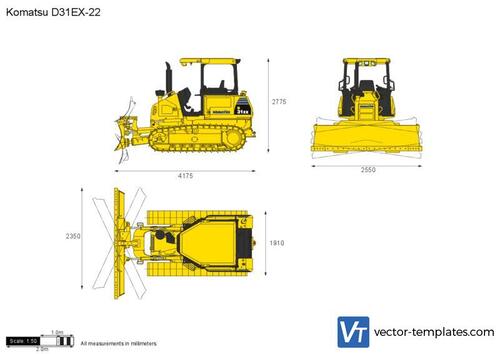 Komatsu D31EX-22 Crawler Dozer