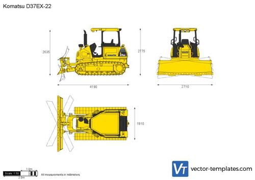 Komatsu D37EX-22 Crawler Dozer