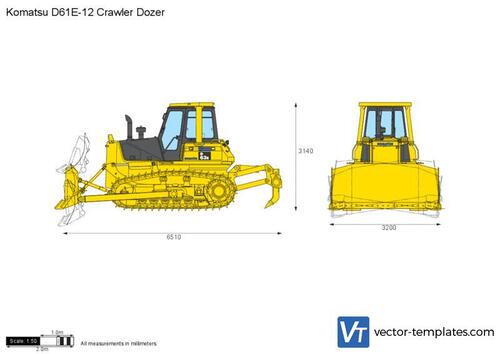 Komatsu D61E-12 Crawler Dozer