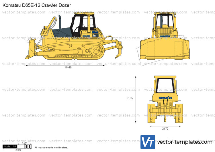 Komatsu D65E-12 Crawler Dozer