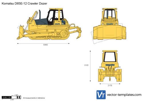 Komatsu D65E-12 Crawler Dozer