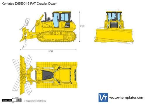 Komatsu D65EX-16 PAT Crawler Dozer