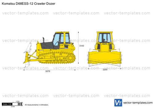 Komatsu D68ESS-12 Crawler Dozer