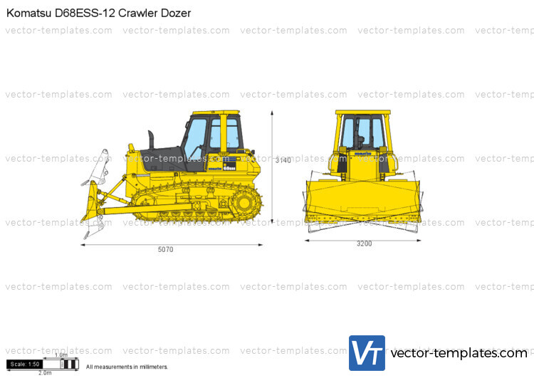 Komatsu D68ESS-12 Crawler Dozer