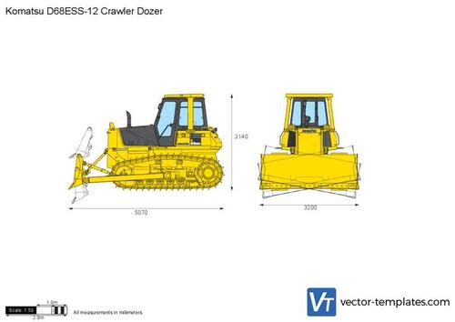 Komatsu D68ESS-12 Crawler Dozer