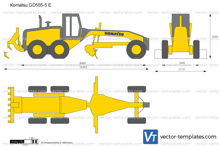 Komatsu GD555-5 Motor Grader