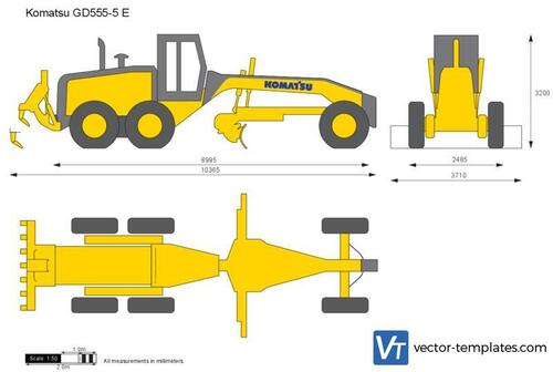 Komatsu GD555-5 Motor Grader