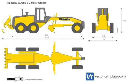 Komatsu GD655-5 Motor Grader