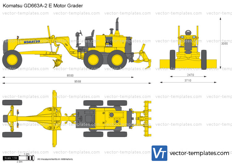 Komatsu GD663A-2 Motor Grader