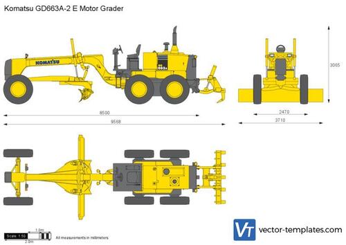 Komatsu GD663A-2 Motor Grader