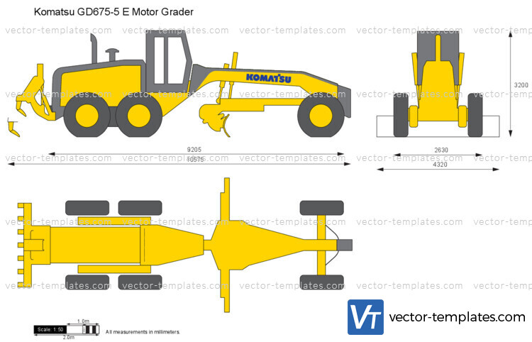 Komatsu GD675-5 Motor Grader