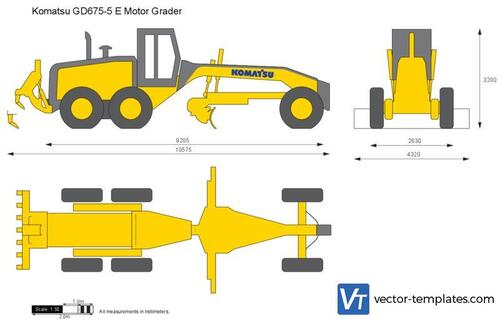 Komatsu GD675-5 Motor Grader