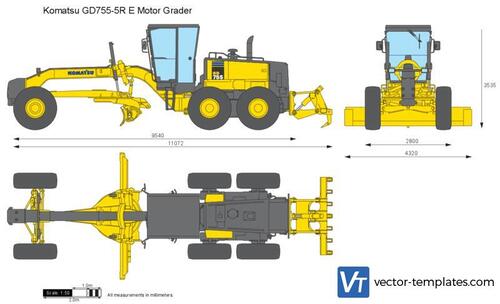 Komatsu GD755-5R Motor Grader