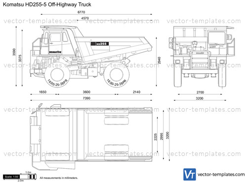Komatsu HD255-5 Off-Highway Truck