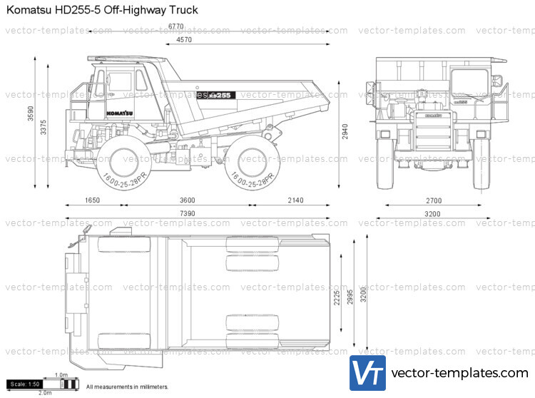 Komatsu HD255-5 Off-Highway Truck