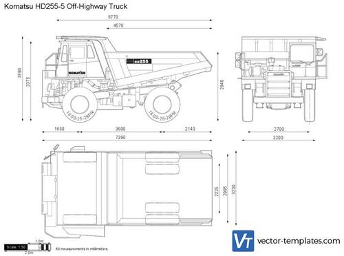 Komatsu HD255-5 Off-Highway Truck