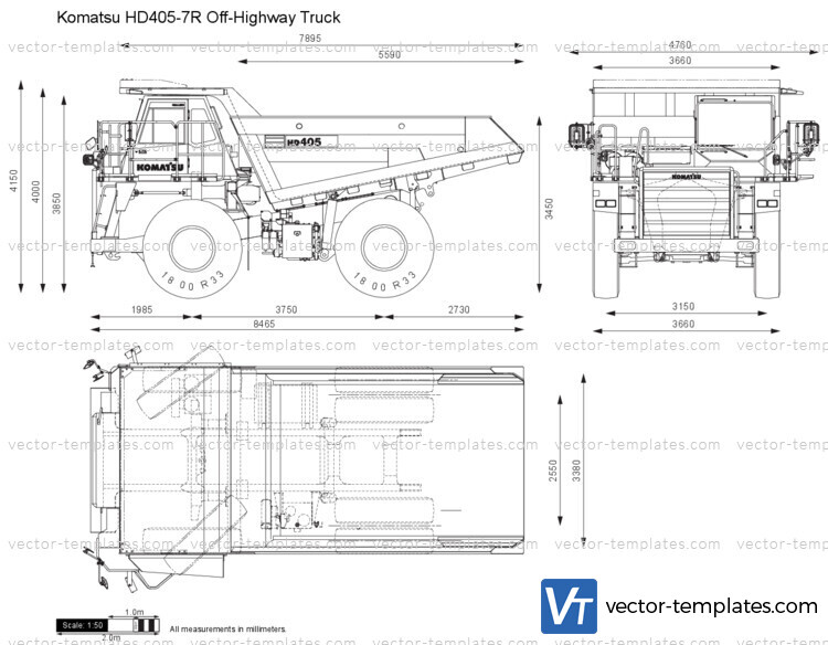 Komatsu HD405-7R Off-Highway Truck