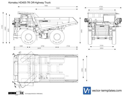 Komatsu HD405-7R Off-Highway Truck