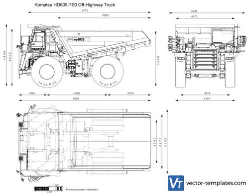 Komatsu HD605-7E0 Off-Highway Truck