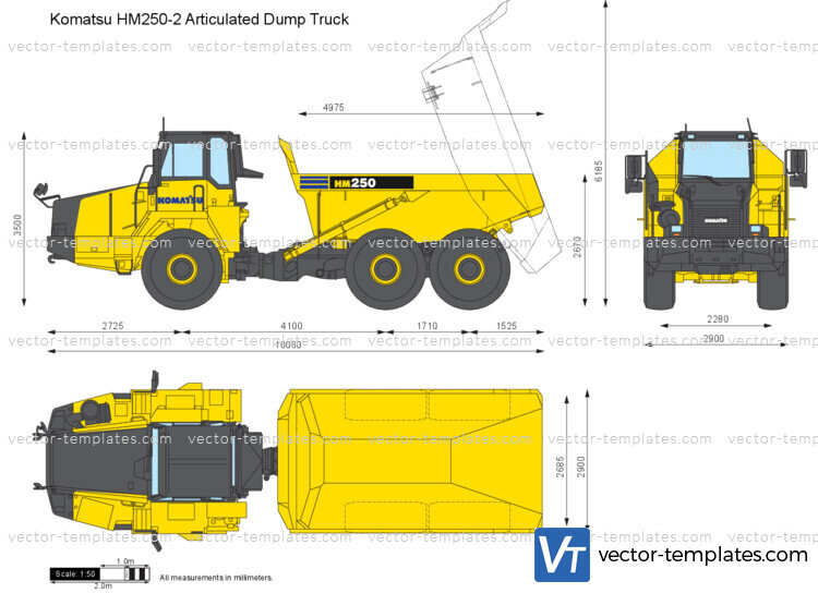 Komatsu HM250-2 Articulated Dump Truck