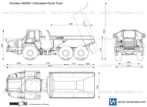 Komatsu HM300-1 Articulated Dump Truck