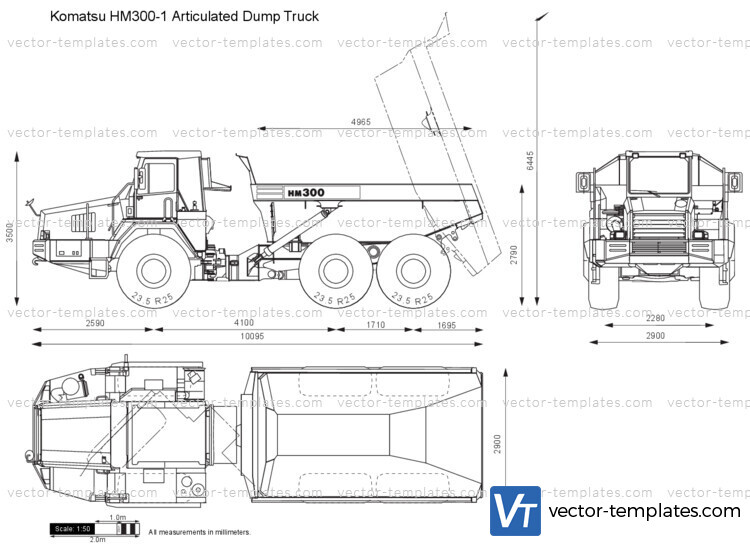 Komatsu HM300-1 Articulated Dump Truck