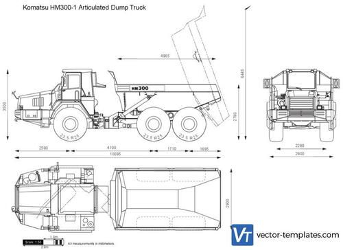 Komatsu HM300-1 Articulated Dump Truck