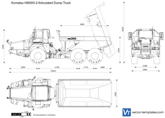 Komatsu HM300-2 Articulated Dump Truck