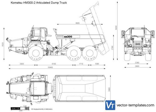 Komatsu HM300-2 Articulated Dump Truck