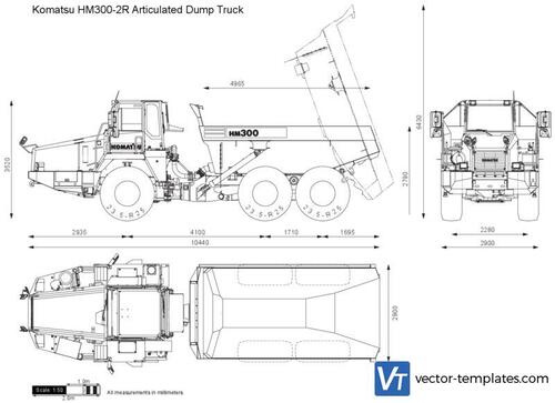 Komatsu HM300-2R Articulated Dump Truck