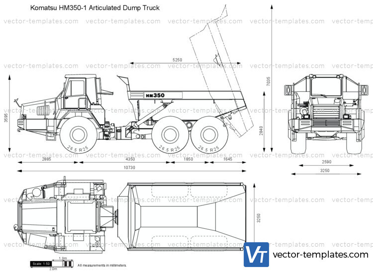 Komatsu HM350-1 Articulated Dump Truck