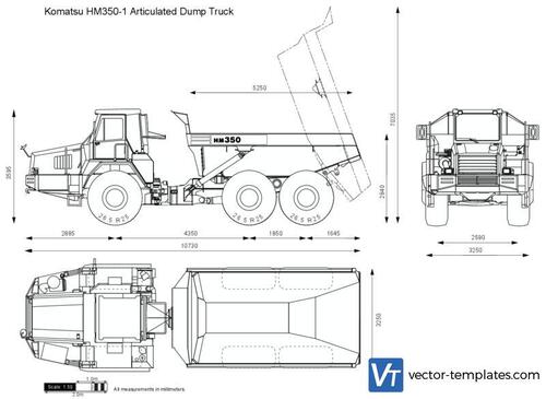 Komatsu HM350-1 Articulated Dump Truck