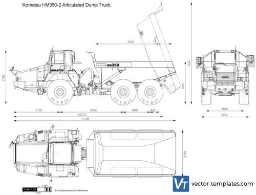 Komatsu HM350-2 Articulated Dump Truck