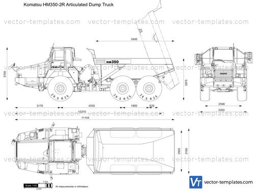Komatsu HM350-2R Articulated Dump Truck