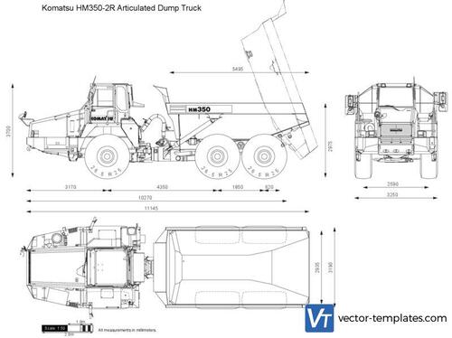 Komatsu HM350-2R Articulated Dump Truck