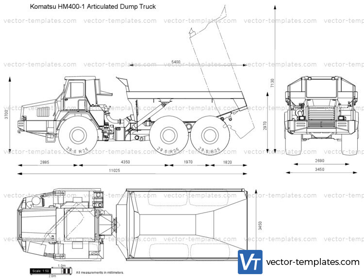 Komatsu HM400-1 Articulated Dump Truck