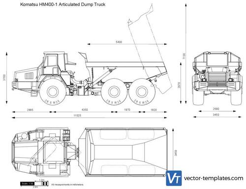 Komatsu HM400-1 Articulated Dump Truck